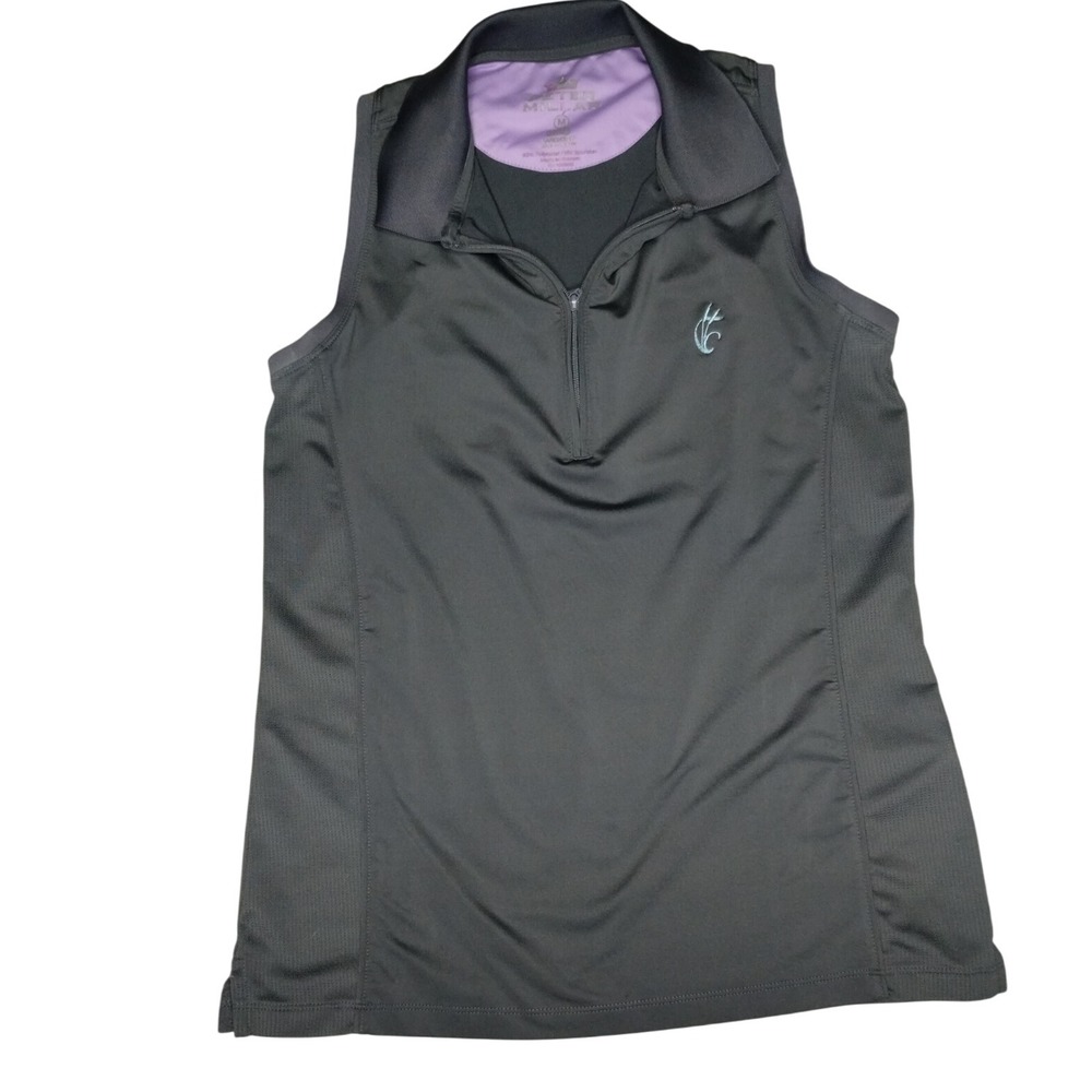 Peter Millar Golf Polo Sleeveless Wicking‎ UPF 50+ Athletic Top Medium